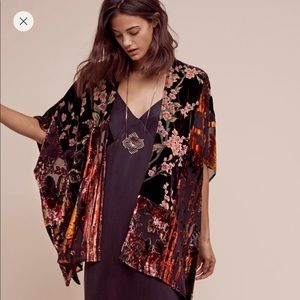 Anthropologie lykke patched kimono